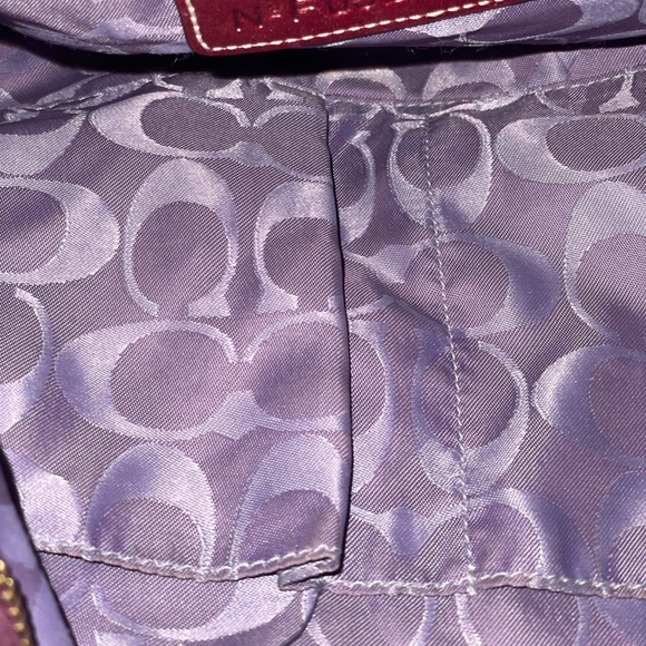 Suede Coach Purse - Picture 8 of 8